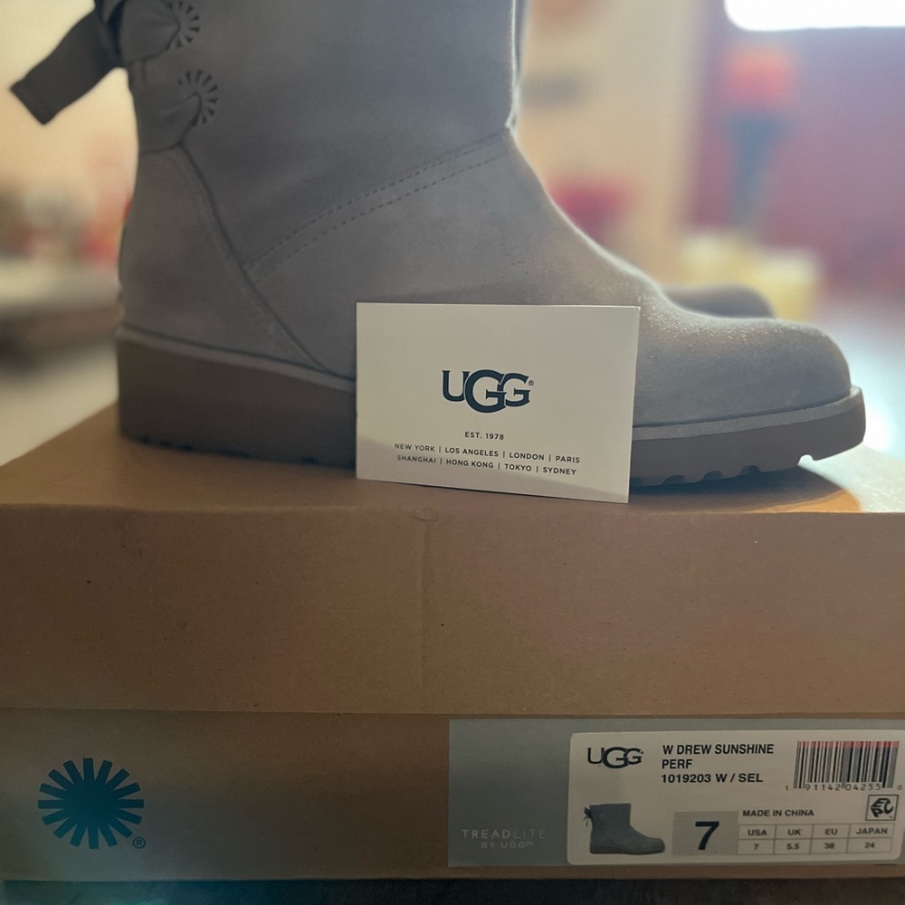 UGG Drew Sunshine Boots - Pewter